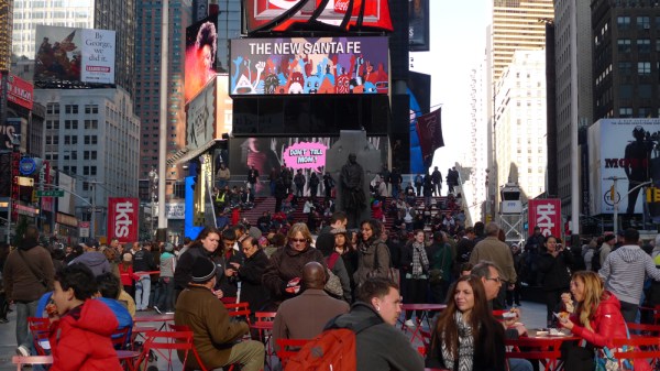 Struttin' in Times Square